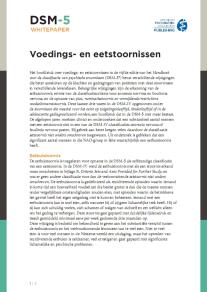 Voedings- en eetstoornissen in de DSM-5